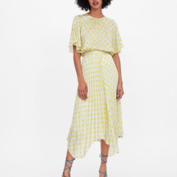 Zara Polka Dot Skirt Set - Picture 1 of 12